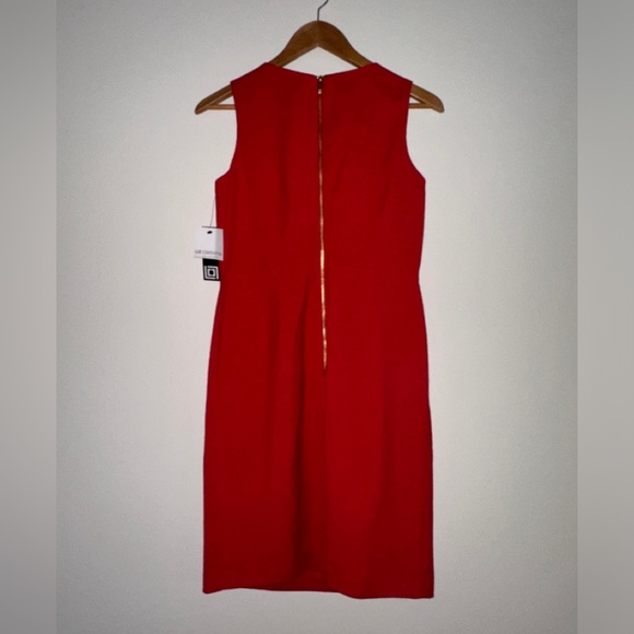 Liz Claiborne Red Dress with Zipper Pockets - Picture 2 of 3